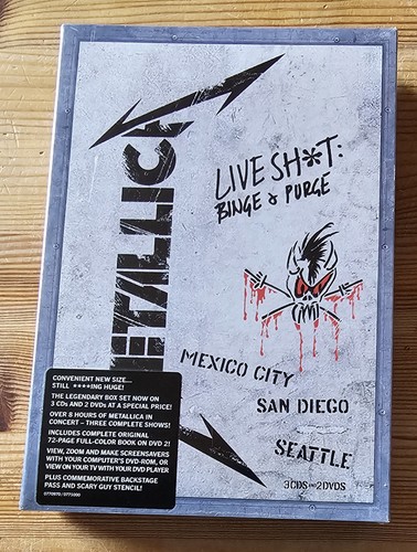 3cd 2dvd metallica live - live, shot