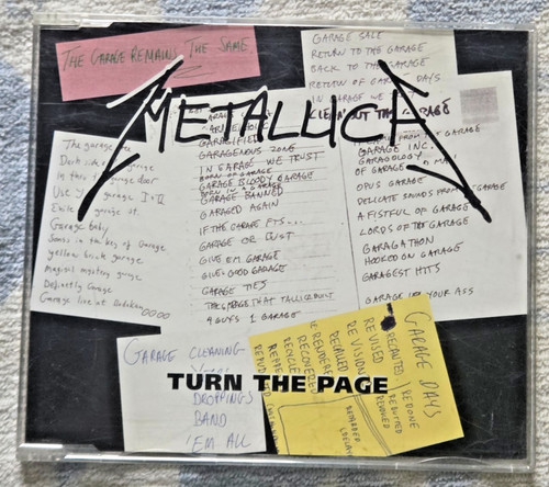 Metallica turn the page cd - metallica,